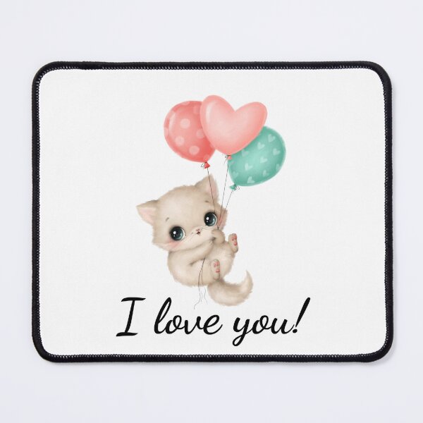 Artikelvorschau, Ich liebe dich süße Katze entworfen und verkauft von Kajleq.