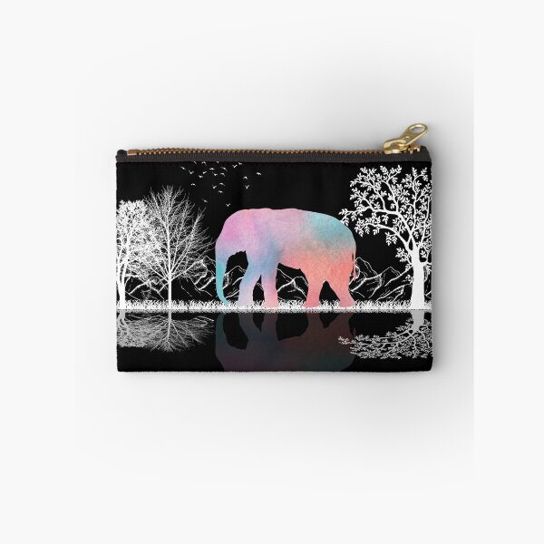 Item preview, Colorful Elephant Art Cute Elephant With trees And Mountain For Elephants Lover designed and sold by Thecitiesstore.
