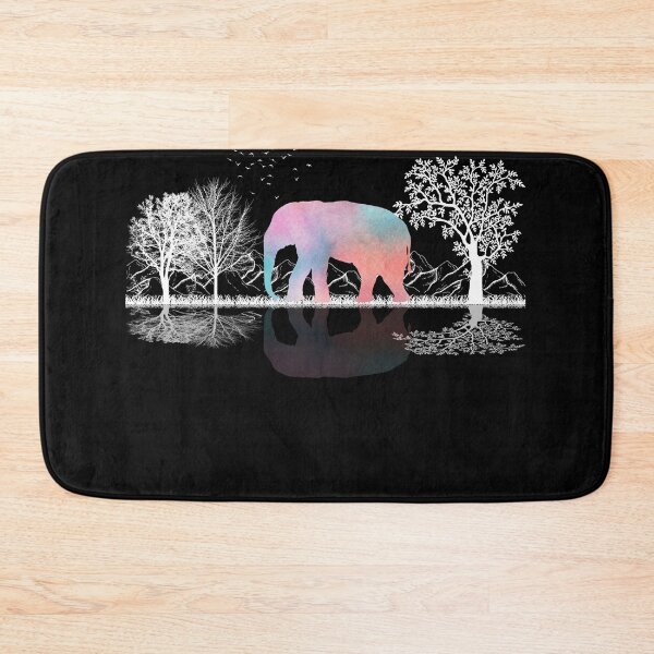 Item preview, Colorful Elephant Art Cute Elephant With trees And Mountain For Elephants Lover designed and sold by Thecitiesstore.
