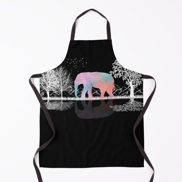 Item preview, Colorful Elephant Art Cute Elephant With trees And Mountain For Elephants Lover designed and sold by Thecitiesstore.