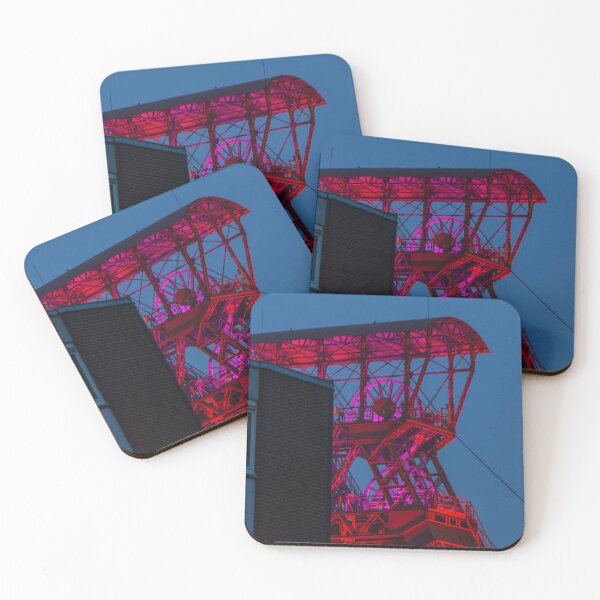Item preview, Rheinpreussen colliery at night designed and sold by kohlenjunge.
