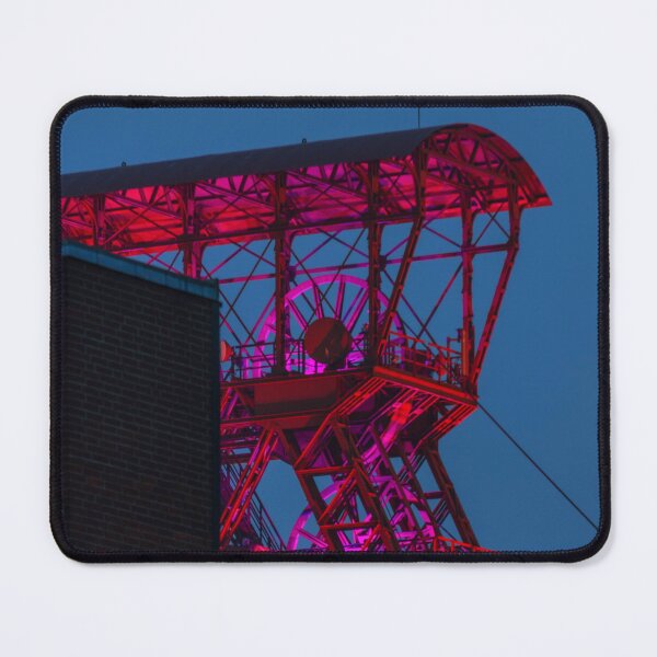 Item preview, Rheinpreussen colliery at night designed and sold by kohlenjunge.