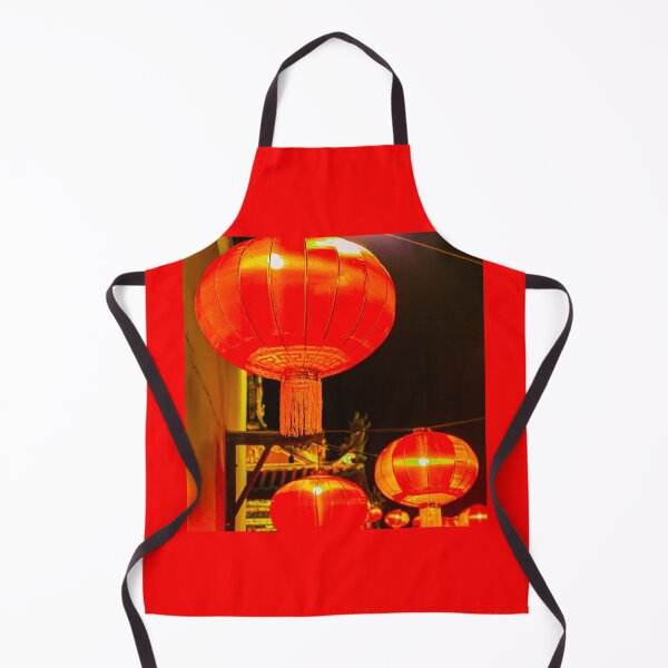 Item preview, Red lantern street lights for Chinese New Year SQ designed and sold by kall3bu.