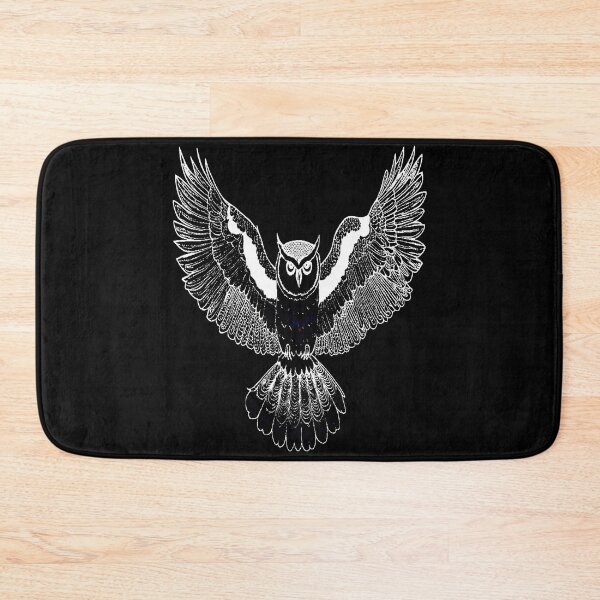 Item preview, Flying Owl drawing designed and sold by CottagePop.
