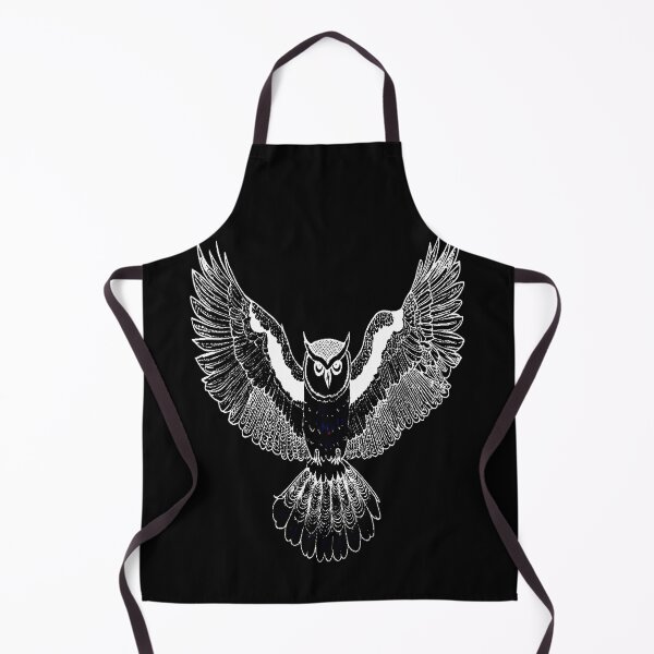 Item preview, Flying Owl drawing designed and sold by CottagePop.