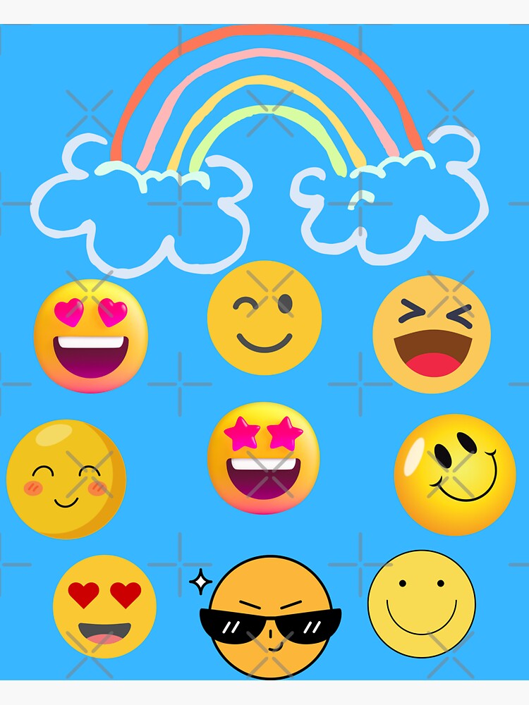 "Emoji " Sticker for Sale by deepdreams1012 Redbubble