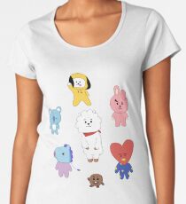 Camiseta premium para mujer BT21 - BTS