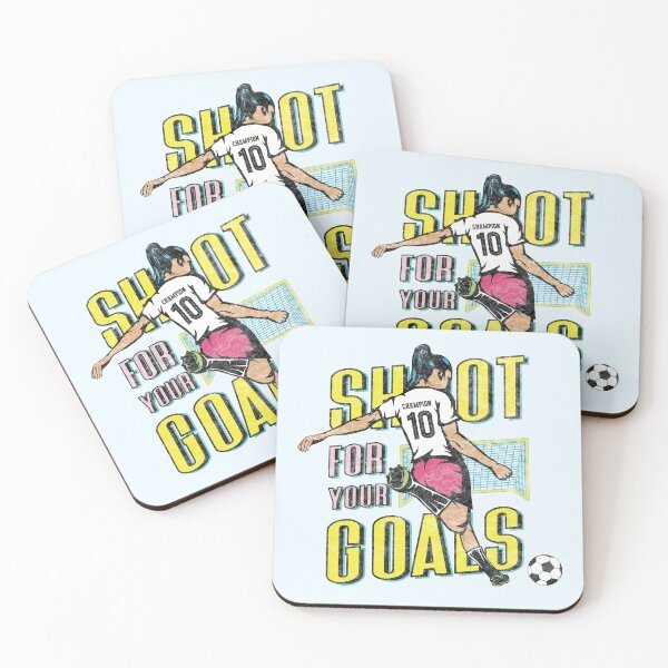 Item preview, Shoot For Your Goals (Women's Soccer) designed and sold by Numero14.