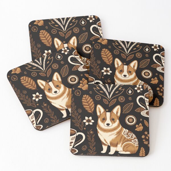 Item preview, Coffee and Corgi Design designed and sold by Juliascutecornr.