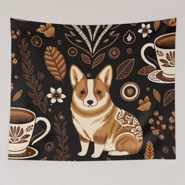 Item preview, Coffee and Corgi Design designed and sold by Juliascutecornr.