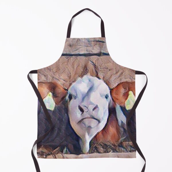 Item preview, Cute close up Brown baby farm cow Baby Cow head designed and sold by FarmsteadAcers.