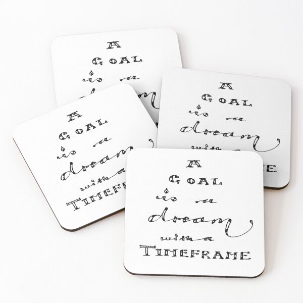 Item preview, A goal is a dream with a timeframe.  designed and sold by GRACEHOPEFORTUN.