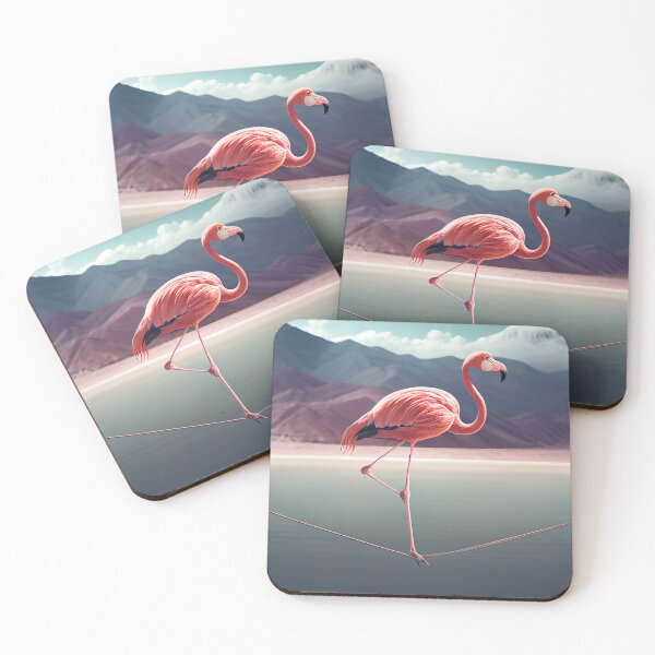Item preview, Flamingo Fever: A Highwire Illustration designed and sold by LukeAiWalker.