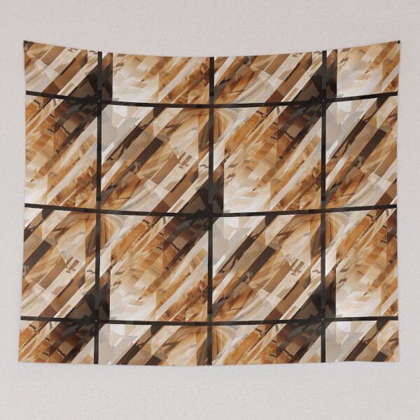 Item preview, Brown diagonals designed and sold by Tiia Vissak.