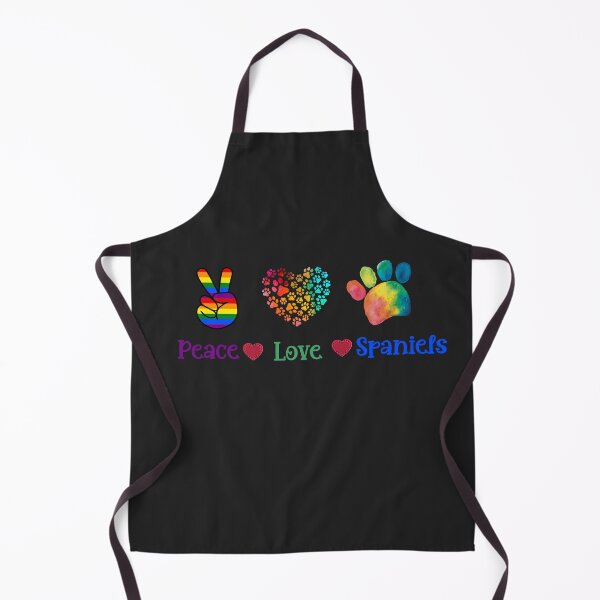 Item preview, Peace Love and Spaniels. Peace Love and Poochs. Peace Love and Pugs designed and sold by Doggymadness.