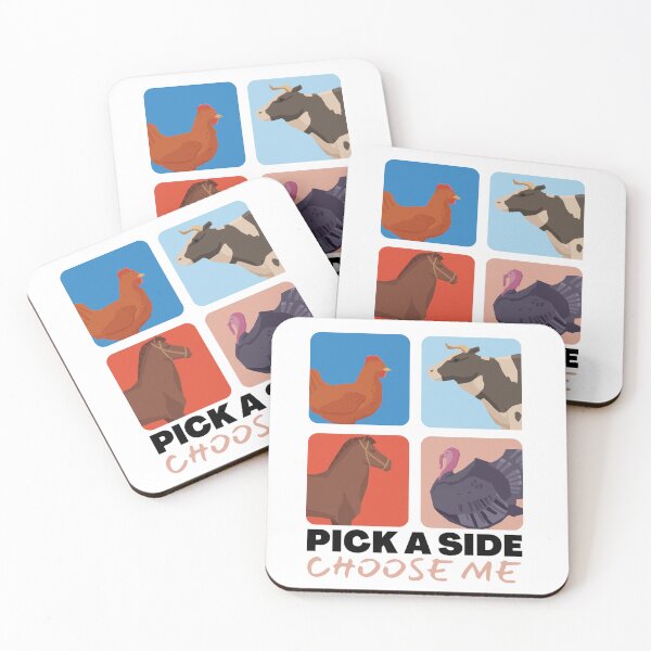 Item preview, Funny cute farm animals Pick a side and please choose me designed and sold by FarmsteadAcers.
