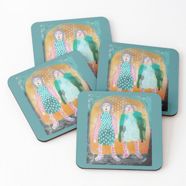 Item preview, Girls In Fur Coats designed and sold by BeaOutsiderArt.