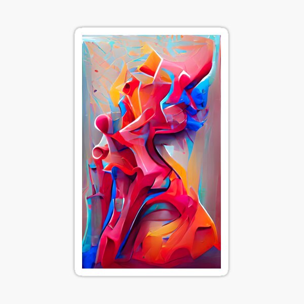 Item preview, abstract vibrant aesthetic art designed and sold by Prosylr arts.