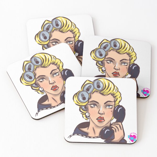 Item preview, Call me on the landline, pop art inspired print  designed and sold by Emhartart.