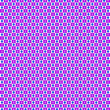 Artwork thumbnail, Purple chess pattern by Work of art Shop