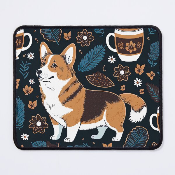 Item preview, Coffee and Corgi Design 4 designed and sold by Juliascutecornr.