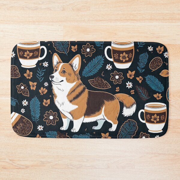 Item preview, Coffee and Corgi Design 4 designed and sold by Juliascutecornr.