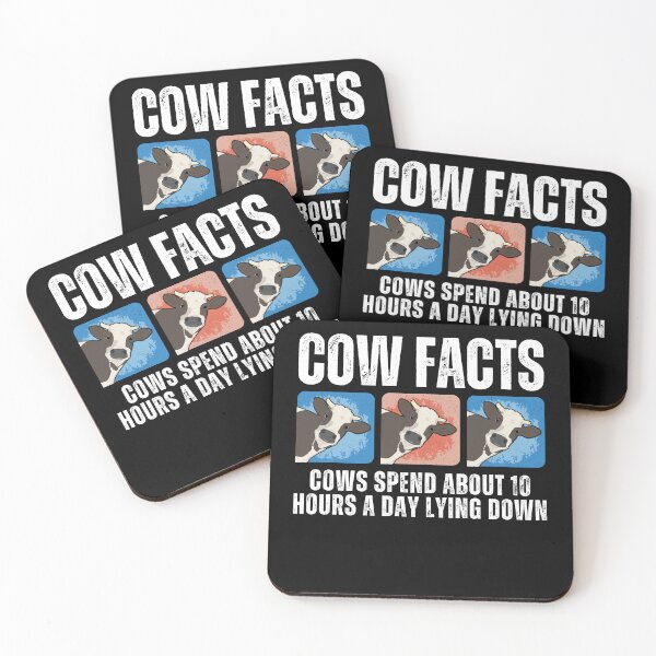 Item preview, Fun Facts about Farm cows lying down in their pasture designed and sold by FarmsteadAcers.