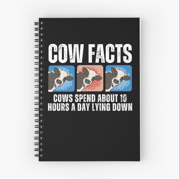 Item preview, Fun Facts about Farm cows lying down in their pasture designed and sold by FarmsteadAcers.