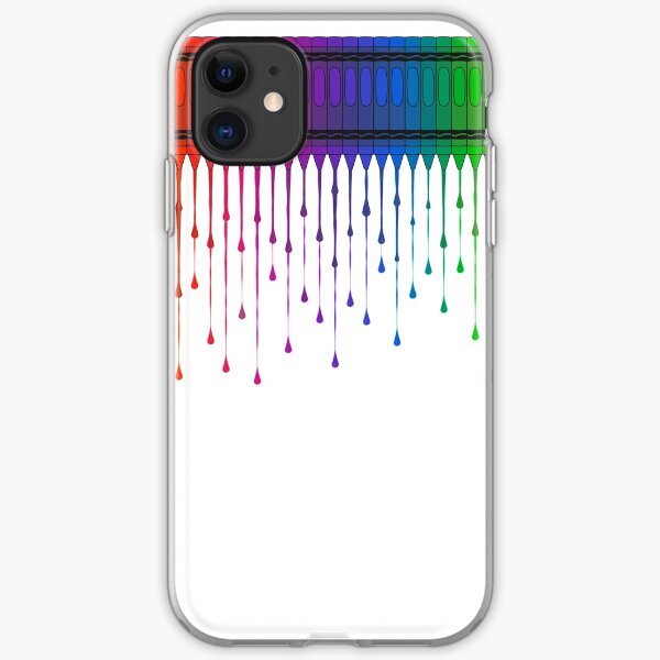 Melting Crayons iPhone Soft Case