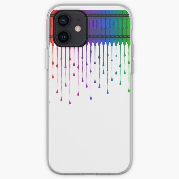 Melting Crayons iPhone Soft Case