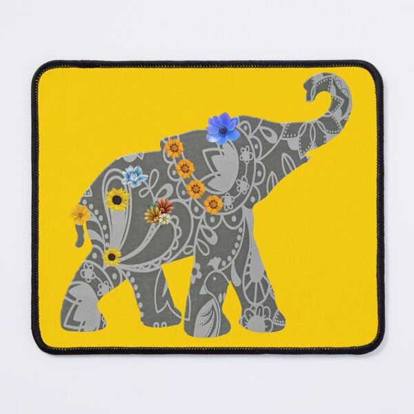 Item preview, Mandala fusion Elephant Flower Art  designed and sold by Swagmode.