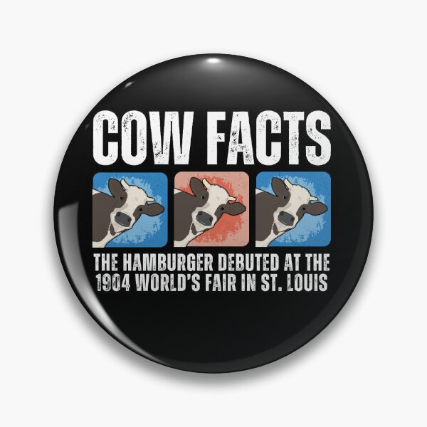 Item preview, Fun Facts about cows Hamburger Debut in what year designed and sold by FarmsteadAcers.