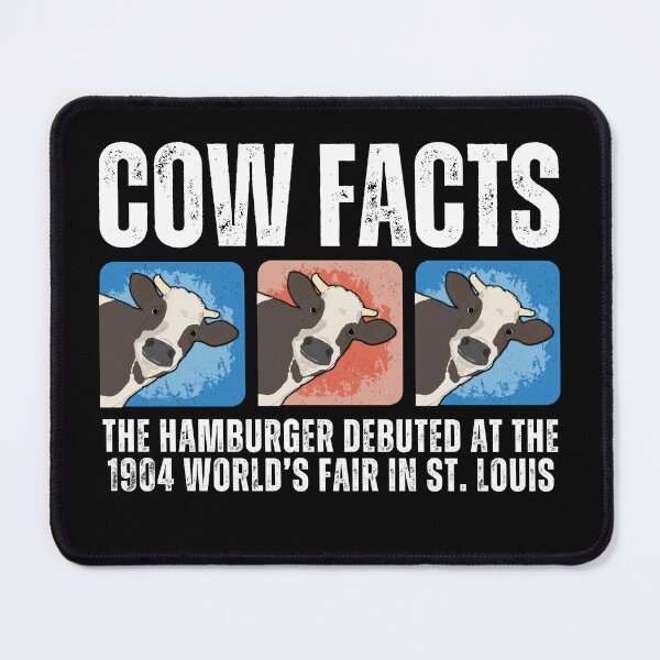 Item preview, Fun Facts about cows Hamburger Debut in what year designed and sold by FarmsteadAcers.