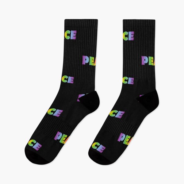 Item preview, Peace - rainbow text designed and sold by Inspirationmotivation.