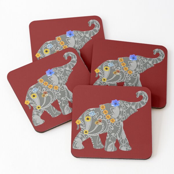 Item preview, Mandala fusion Elephant Flower Art  designed and sold by Swagmode.