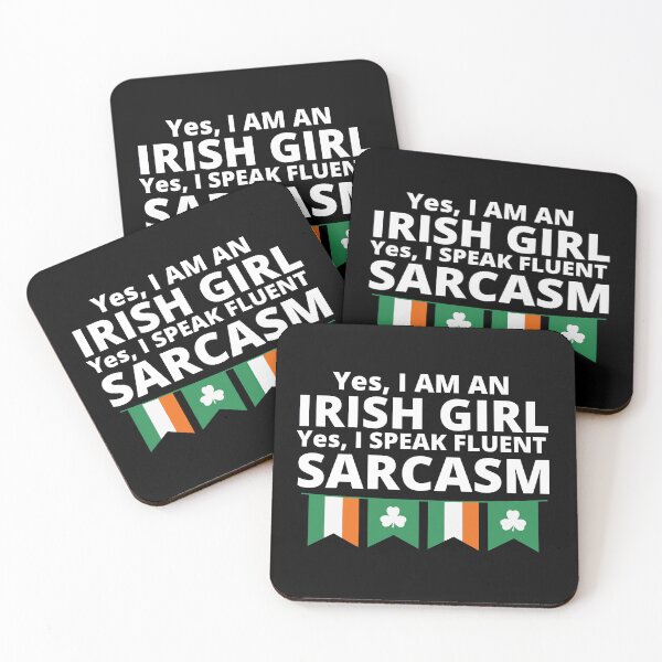 Item preview, St Patricks Day Irish Girls Sarcasm designed and sold by NerdyCotton.