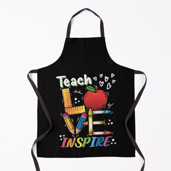 Item preview, Teach Love Inspire Back to school Rainbow Colorful Cute Teacher designed and sold by miraclemaker.