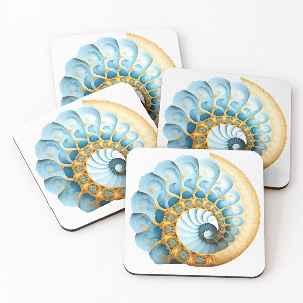 Item preview, Cloud du Paris Fibonacci Style Rainbow Colourful Pattern designed and sold by RAGANADesign.