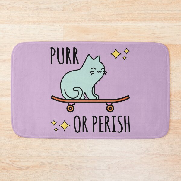 Item preview, Purr or Perish Cute & Cool Skater Cat Miaw designed and sold by electrovista.