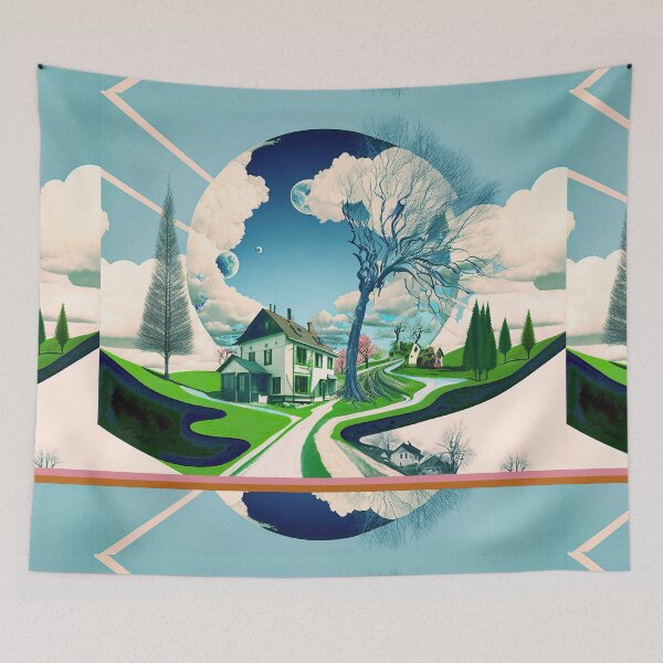 Item preview, A small world designed and sold by FlatLandPrints.