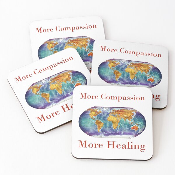 Item preview, More Compassion More Healing  designed and sold by CrankyOldDude.