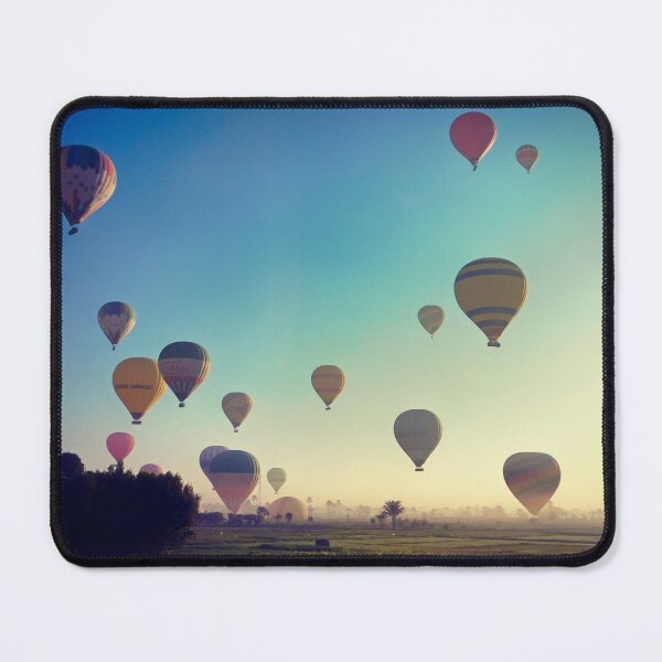 Item preview, Hot air balloon flight over the Egyptian countryside - sunrise - Egypt photography designed and sold by art-of-egypt.