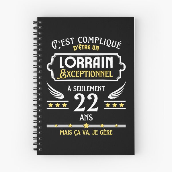 Item preview, Lorrain Man 22 Years Birthday Gift designed and sold by RomualdGR.