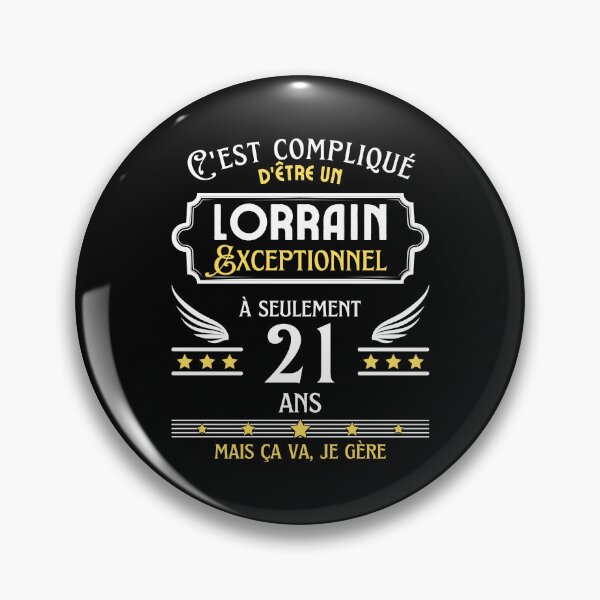 Item preview, Lorrain Man 21st Birthday gift designed and sold by RomualdGR.