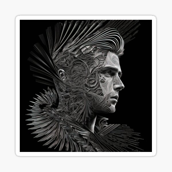 Item preview, Computer Generated Artwork - Man # 1 designed and sold by nickaiartworks.