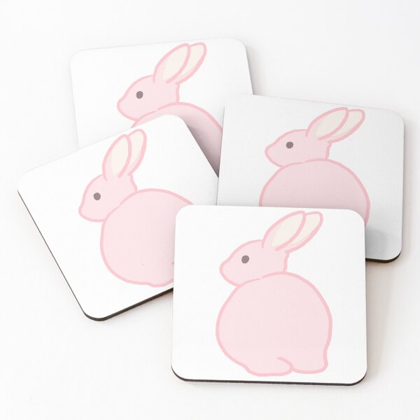 Item preview, Pink rabbit cartoon  designed and sold by T. Jinmy.