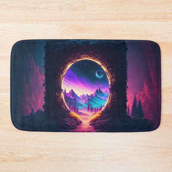 Item preview, Neon Dreams of a Distant World designed and sold by Mullet Monkey.