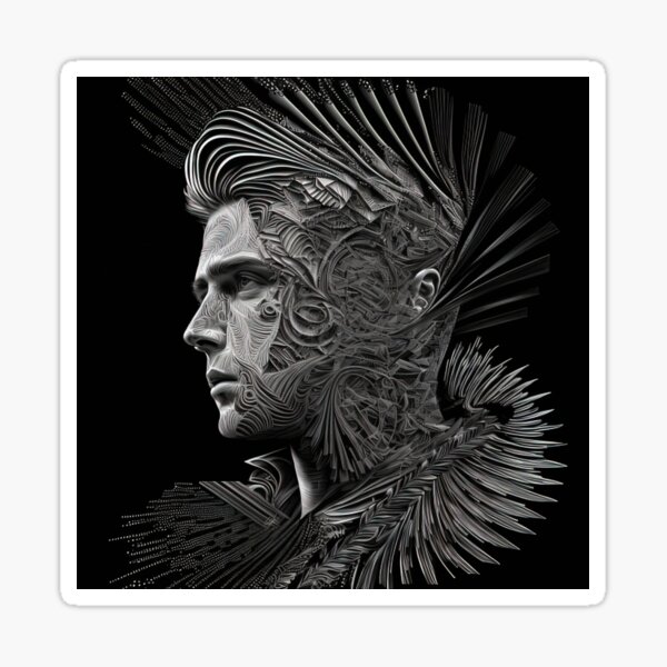 Item preview, Computer Generated Artwork - Man # 2 designed and sold by nickaiartworks.