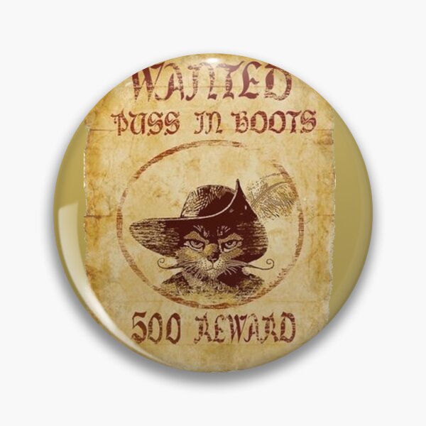 Item preview, [PUSS IN BOOTS] WANTED designed and sold by B00RISH.