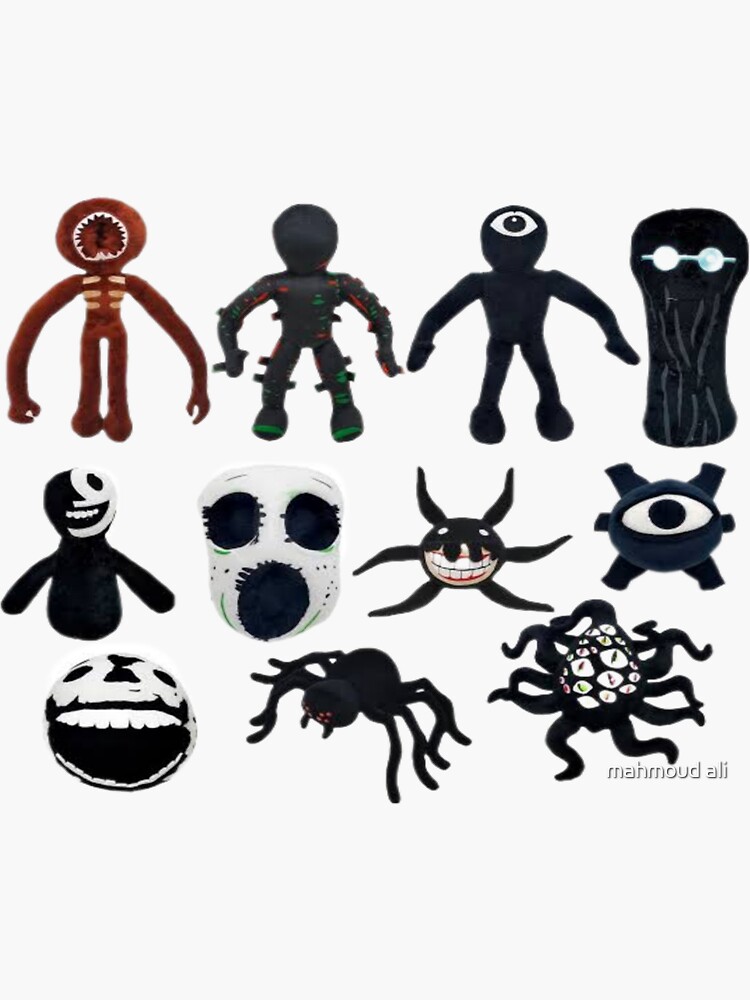 Stickers pack of all characters of Roblox doors game  Spiral